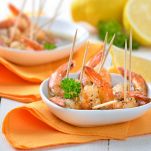 Tapas di gamberi fritti