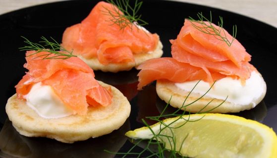 Antipasto con salmone