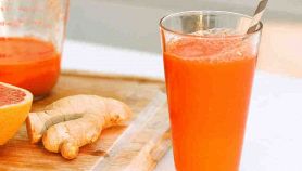 Succo di pompelmo e zenzero