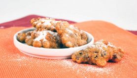 Frittelle con l'uvetta