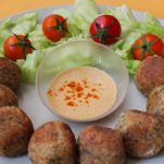 Polpettine con ceci e sgombro