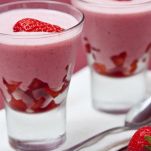 Mousse leggera alle fragole