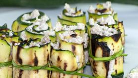 Rotolini di zucchine con formaggio e prosciutto