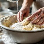 Lavvorazione impasto zeppole