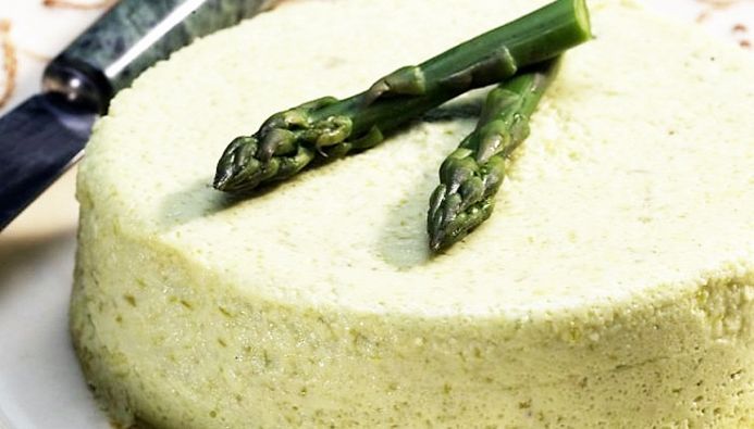 Bavarese di asparagi