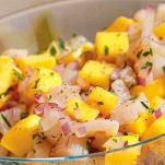 Ceviche con mango
