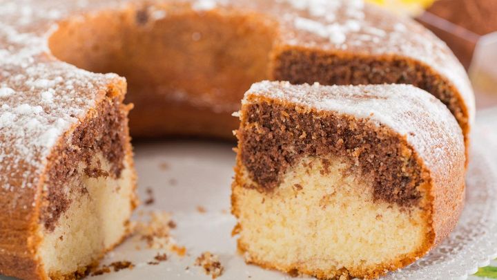 Ricetta Ciambella bicolore senza burro