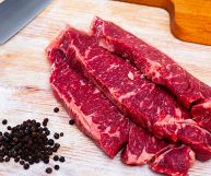 Fettine di entrecôte crude