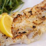 Pesce al forno con cannellini