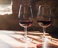 Calici di vino Porto Rosso