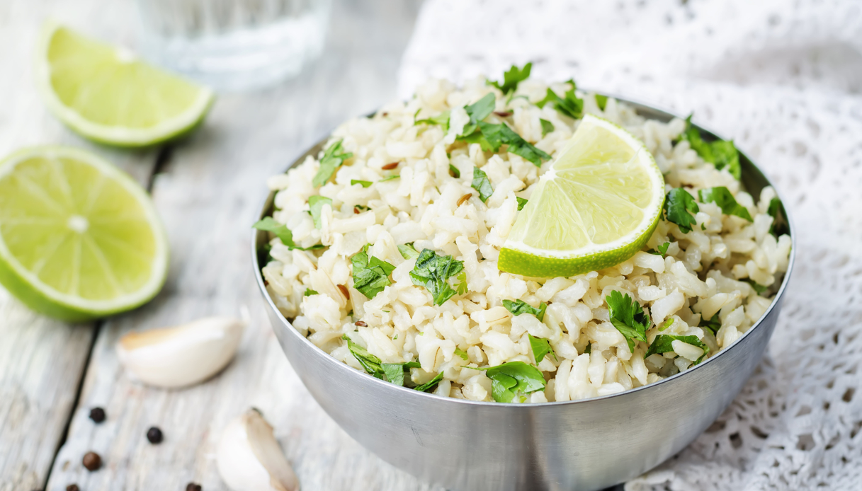 Ricetta Riso basmati con erbe e verdure