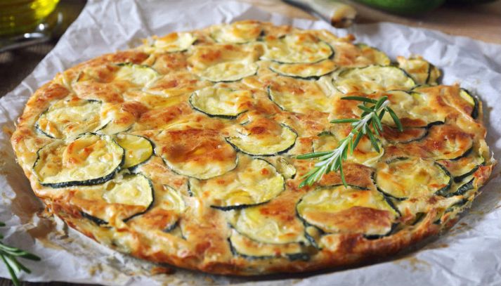 Scarpaccia salata di zucchine