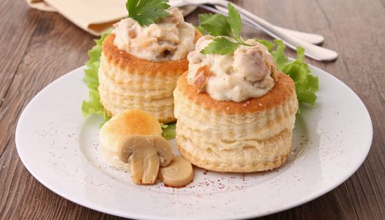 Vol au vent ai funghi