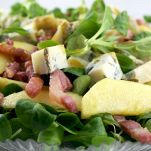 Insalata di crescione e bacon