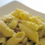 ricetta penne olive ed asparagi