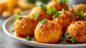 Polpette di ceci in padella