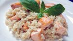 Risotto con il salmone alla vodka