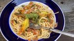 Spaghetti ai fiori di zucca
