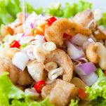 Ricetta insalata con carpa