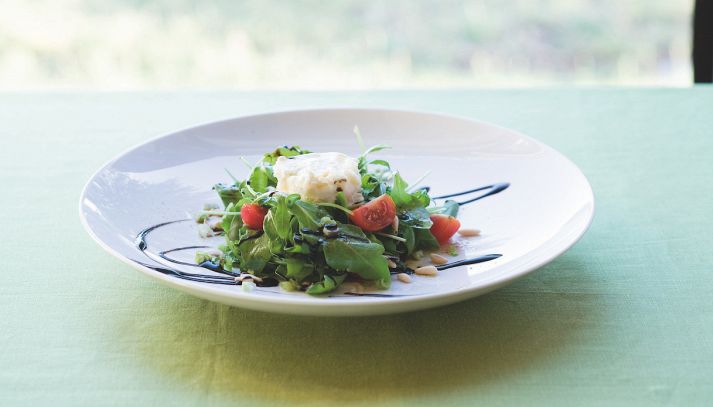 ricetta insalata con caprini caldi