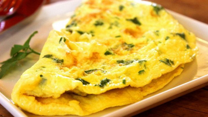 Frittata con mentuccia fresca