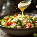 Condimento insalata di pollo e patate