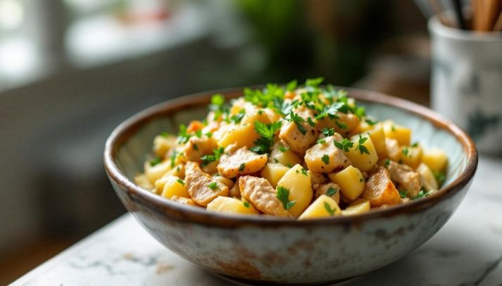 Insalata di pollo con patate