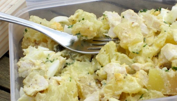 ricetta insalata di pollo con patate
