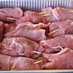 Involtini di carne arrotolati