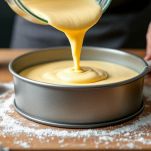 Assemblaggio torta cocco e cioccolato