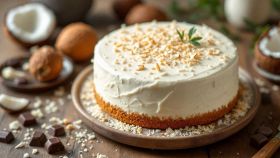Torta cocco e cioccolato bianco