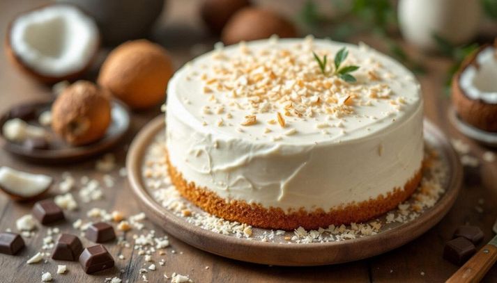 Torta cocco e cioccolato bianco