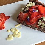 Crostata di cioccolato e fragole