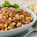 ricetta insalata di fagioli con bottarga