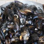 Crostini di polenta al profumo di mare