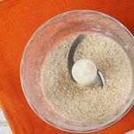 Biscotti frullati in polvere