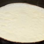 Crepes in preparazione