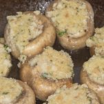 Funghetti ripieni cottura