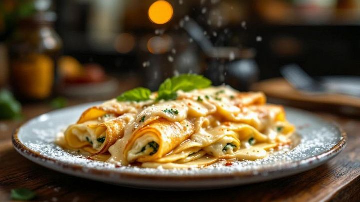 Crêpe ricotta e spinaci