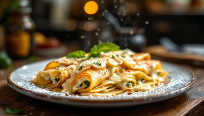 Crêpe ricotta e spinaci