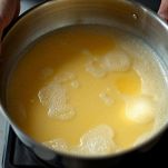 La cottura dello zabaione