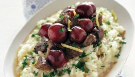 Riso Carnaroli all'uva rosa