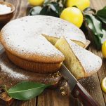 Torta limone zucchero a velo