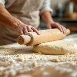 Stendere l'impasto con il mattarello