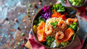 Chirashi sushi