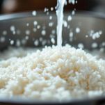 risciacquo del riso per sushi