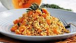 Farro perlato con verdure e speck