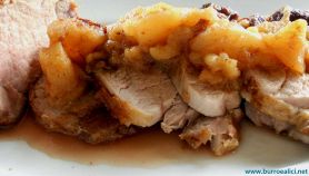 Lonza di maiale alla frutta