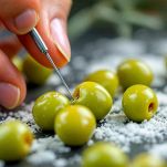 Olive verdi in salamoia