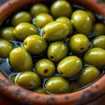 Olive verdi in salamoia
